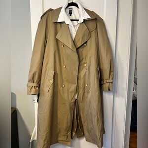 Vintage Bonwit Teller Men’s Double-Breasted Trench Coat